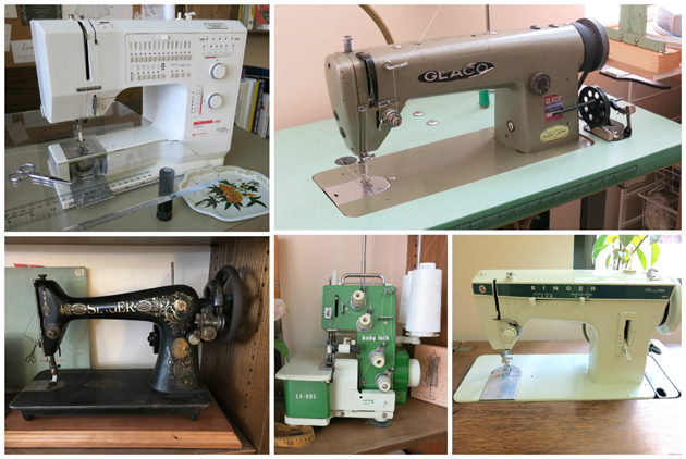 Brooks Ann Camper's sewing machines