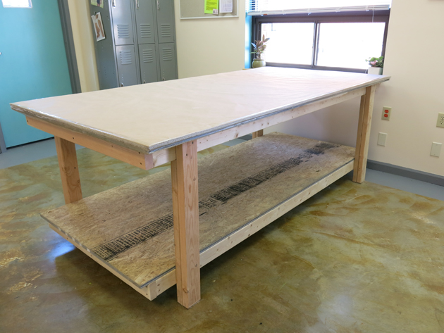 DIY Professional Sewing Room Table - Brooks Ann Camper Bespoke Sewing