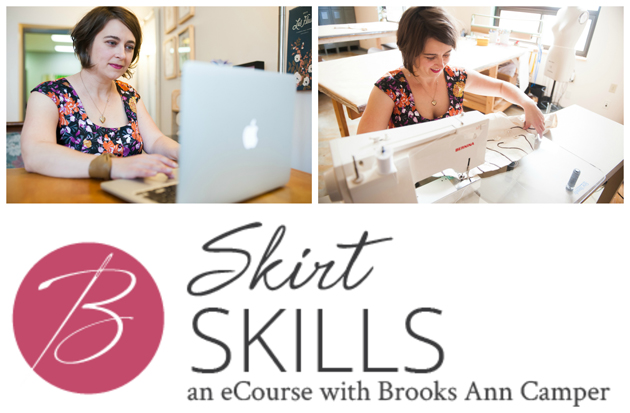 Skirt Skills E-Course: A new way to learn to sew - Brooks Ann