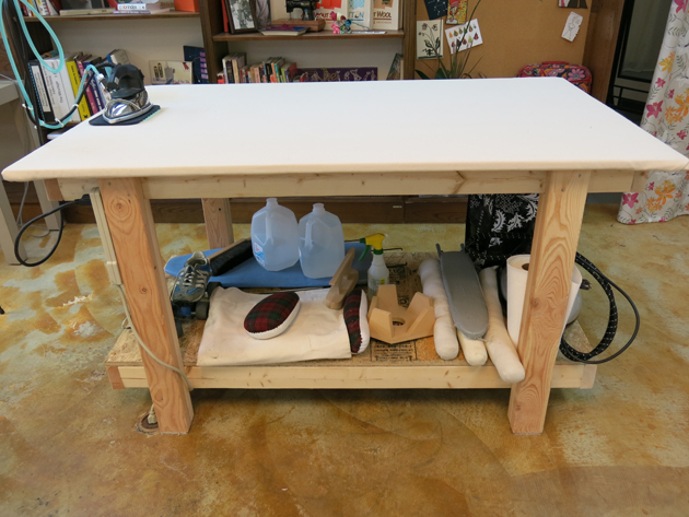 DIY Professional Ironing Table - Brooks Ann Camper Bespoke Sewing