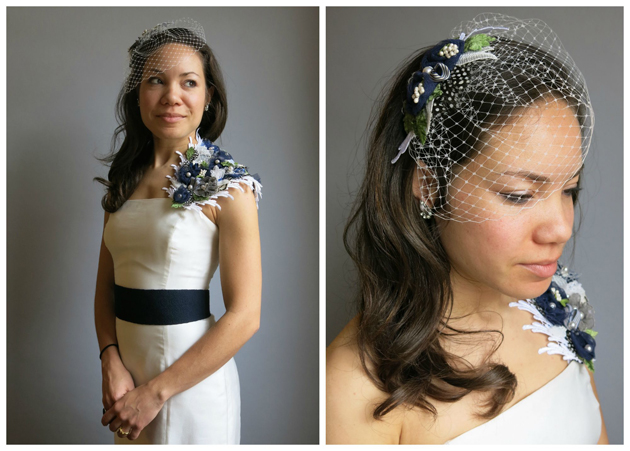 Heather's custom bridal accessories by Brooks Ann Camper Bridal Couture