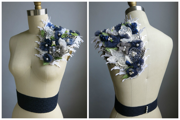 Heather's custom bridal accessories by Brooks Ann Camper Bridal Couture