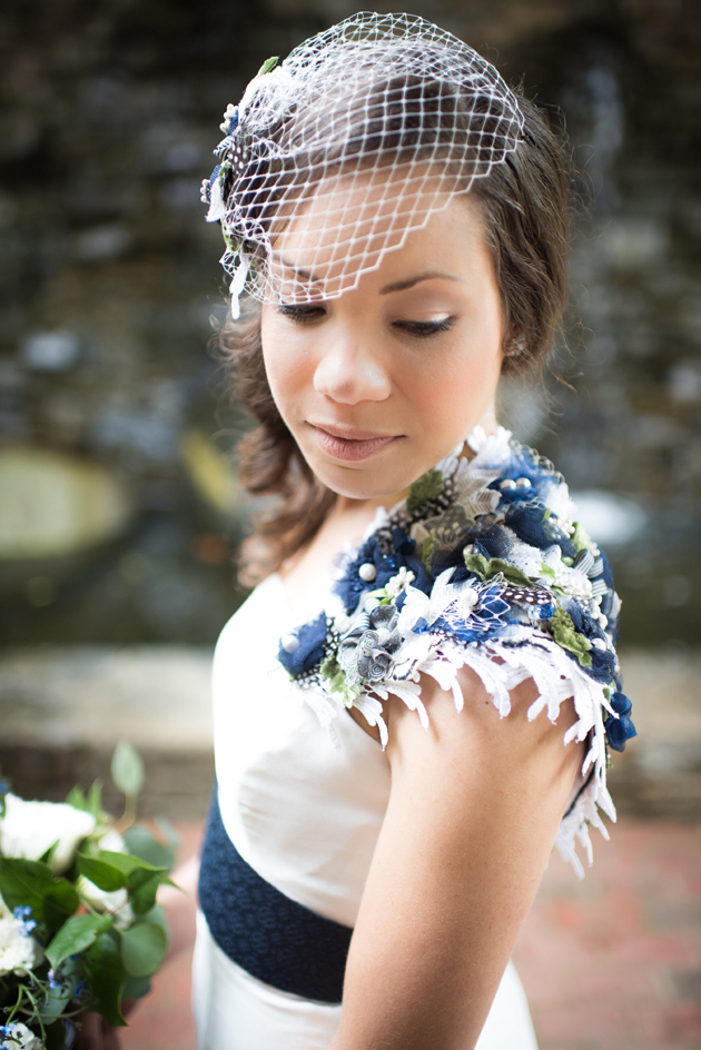 Heather's custom bridal accessories by Brooks Ann Camper Bridal Couture