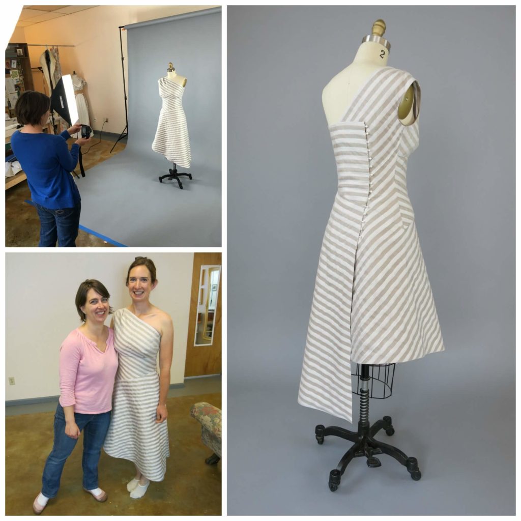 Sally's Photo Shoot and Final Fitting by Brooks Ann Camper Bridal Couture