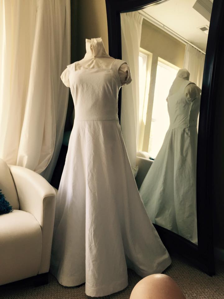 Handmade Wedding Dress Chapter 6: Starting the Tambour Beading — Kat Makes