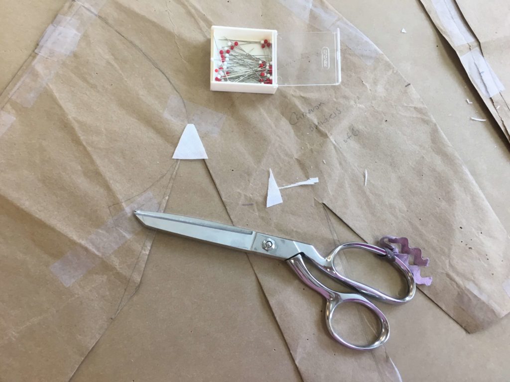 Constructing Cameron's Cut-in-One Silk Sleeves by Brooks Ann Camper Bridal Couture