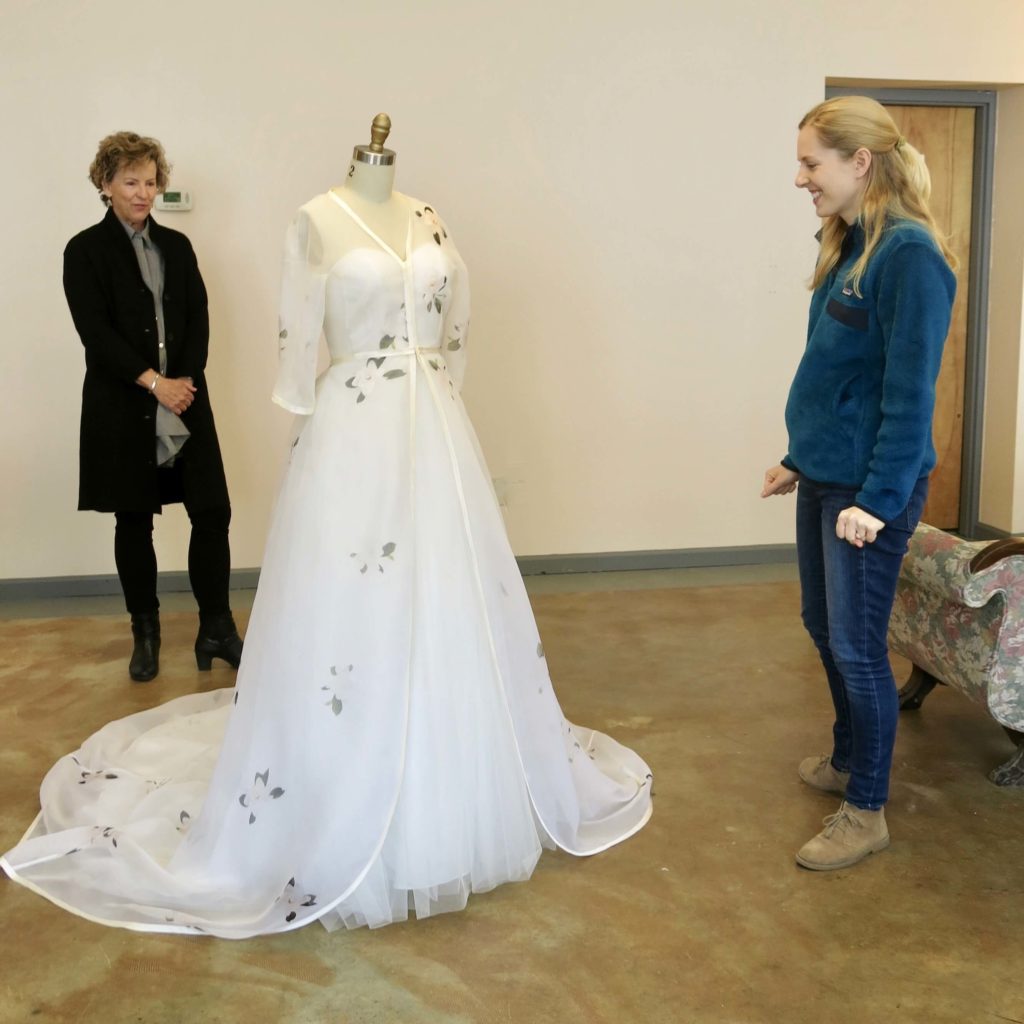 Cameron's final fitting by Brooks Ann Camper Bridal Couture