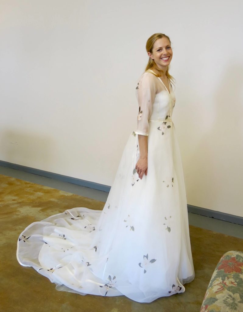 Cameron's final fitting by Brooks Ann Camper Bridal Couture