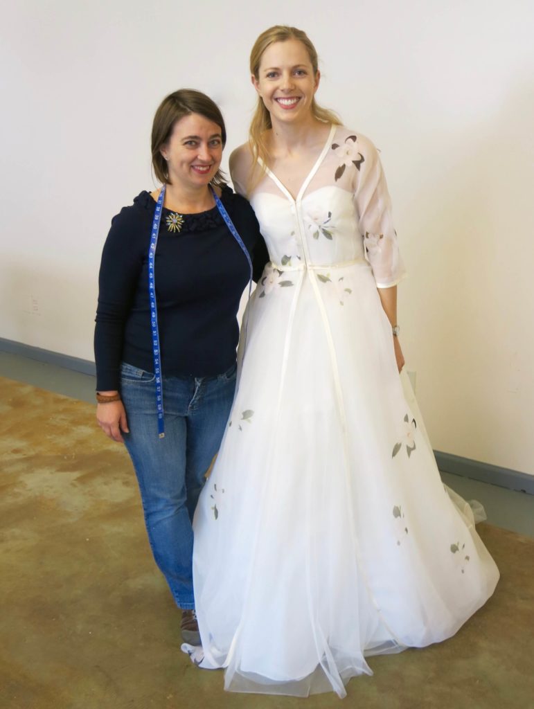 Cameron's final fitting by Brooks Ann Camper Bridal Couture