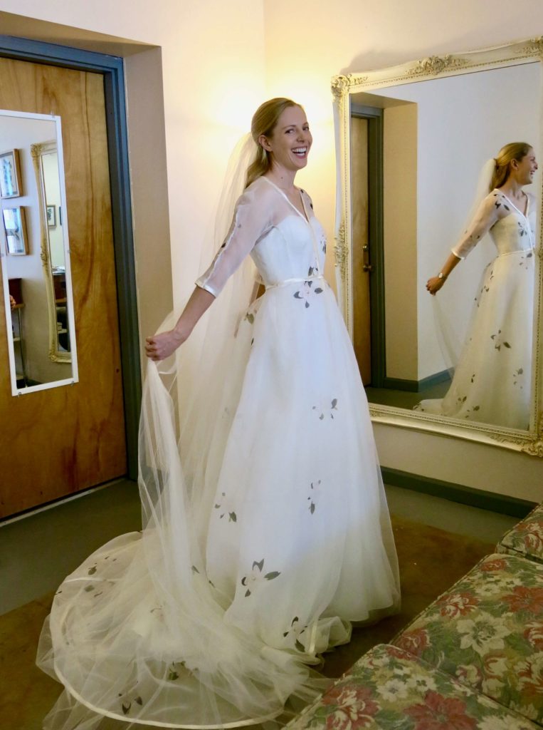 Cameron's final fitting by Brooks Ann Camper Bridal Couture