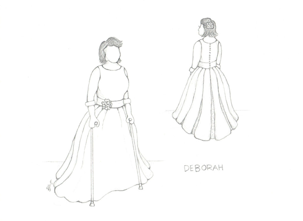 Deborahs Design Consultation And Wedding Dress Sketches