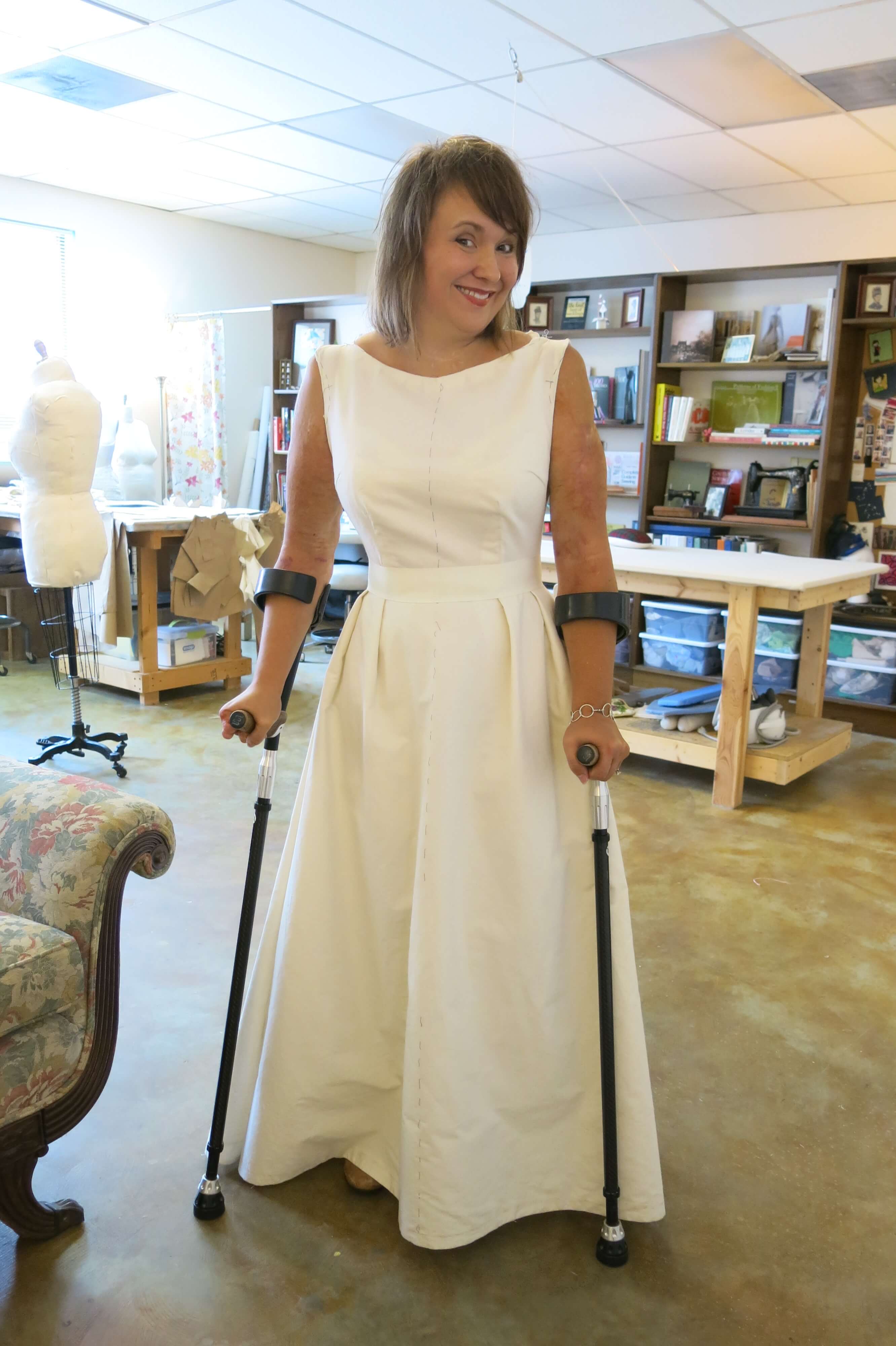Deborah's Second and Third Mockup Fittings by Brooks Ann Camper Bridal Couture