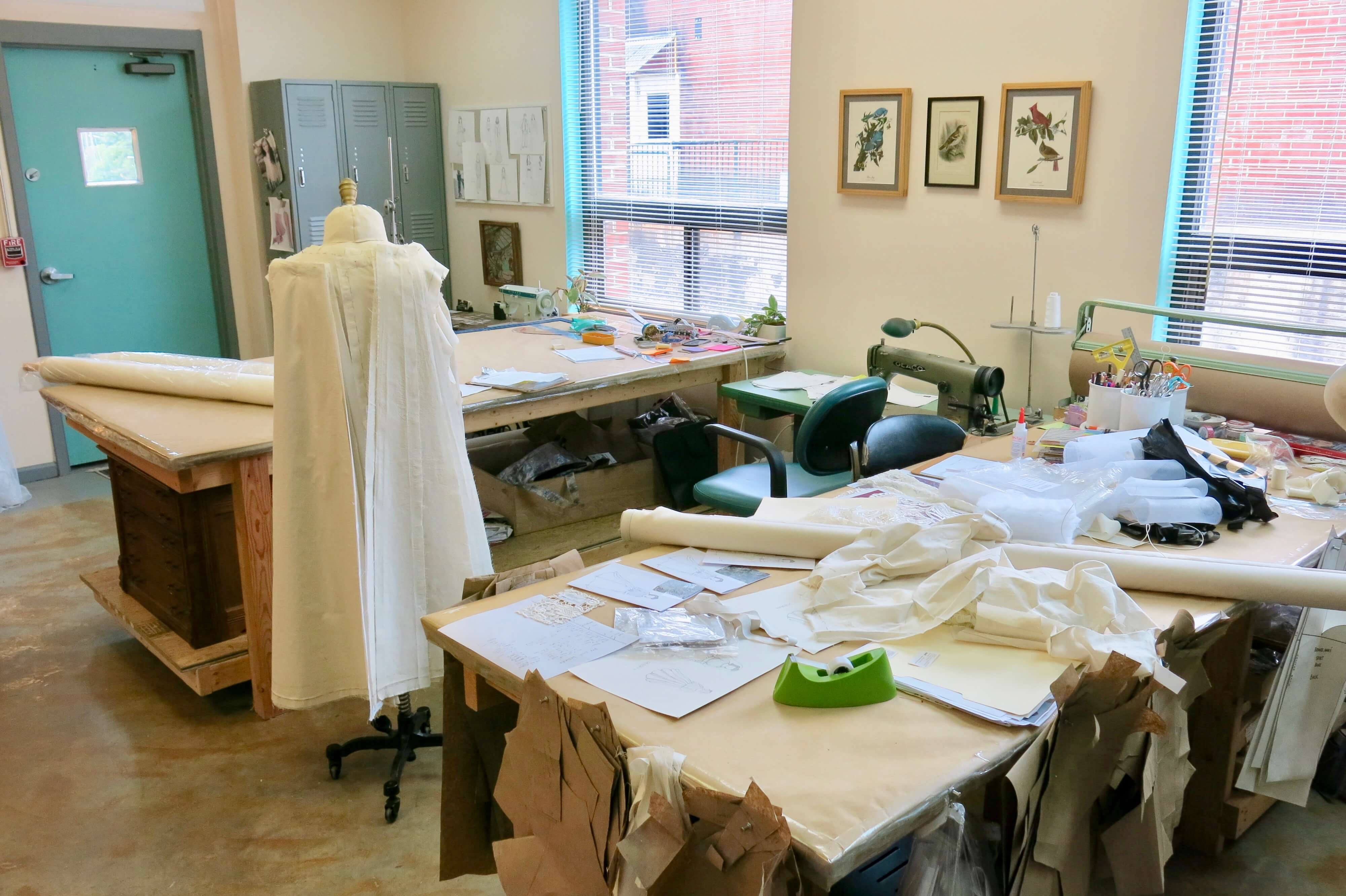 Choosing and Prepping Deborah's Fabrics by Brooks Ann Camper Bridal Couture