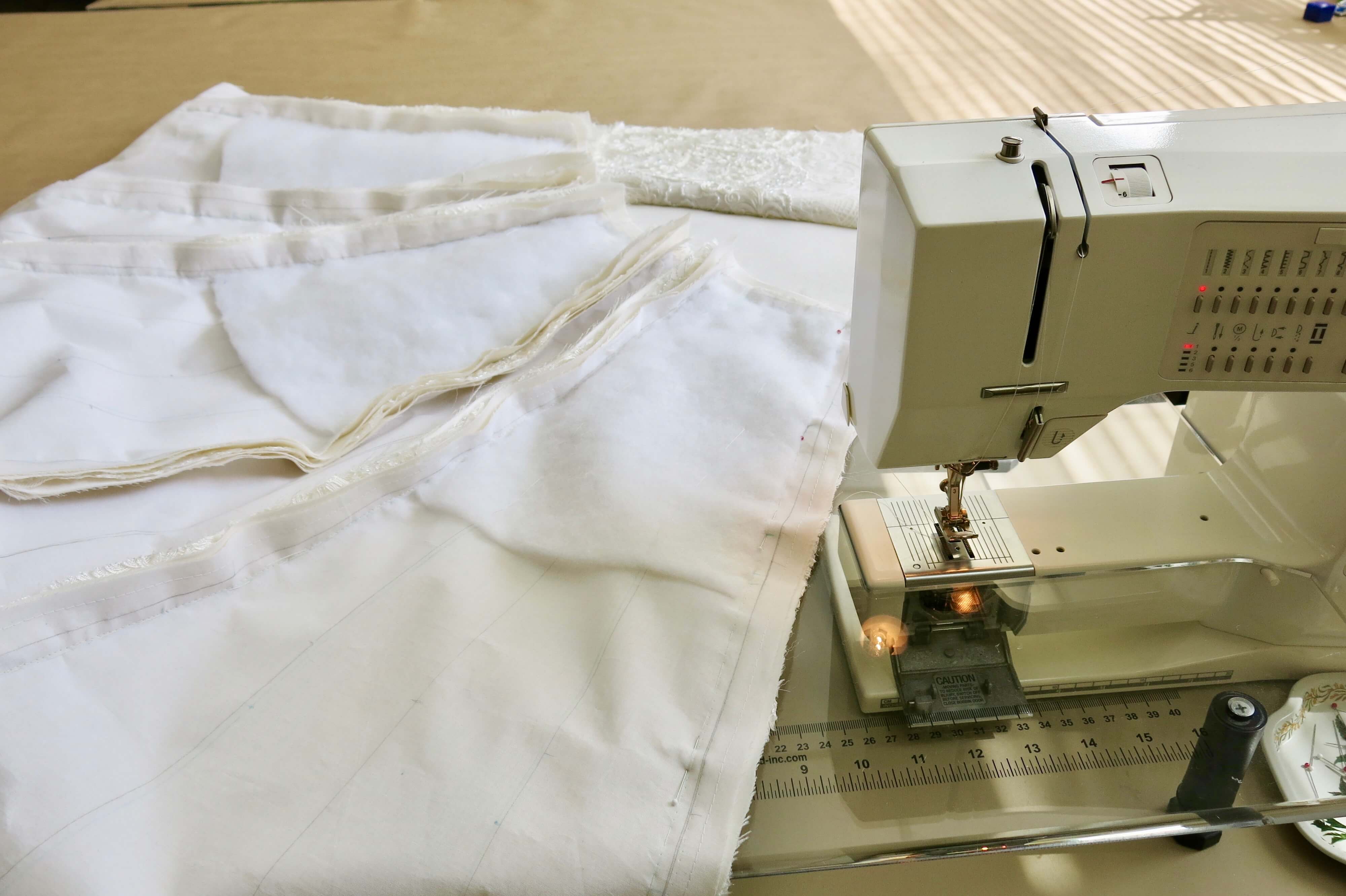 Crafting Deborah's Skirt by Brooks Ann Camper Bridal Couture