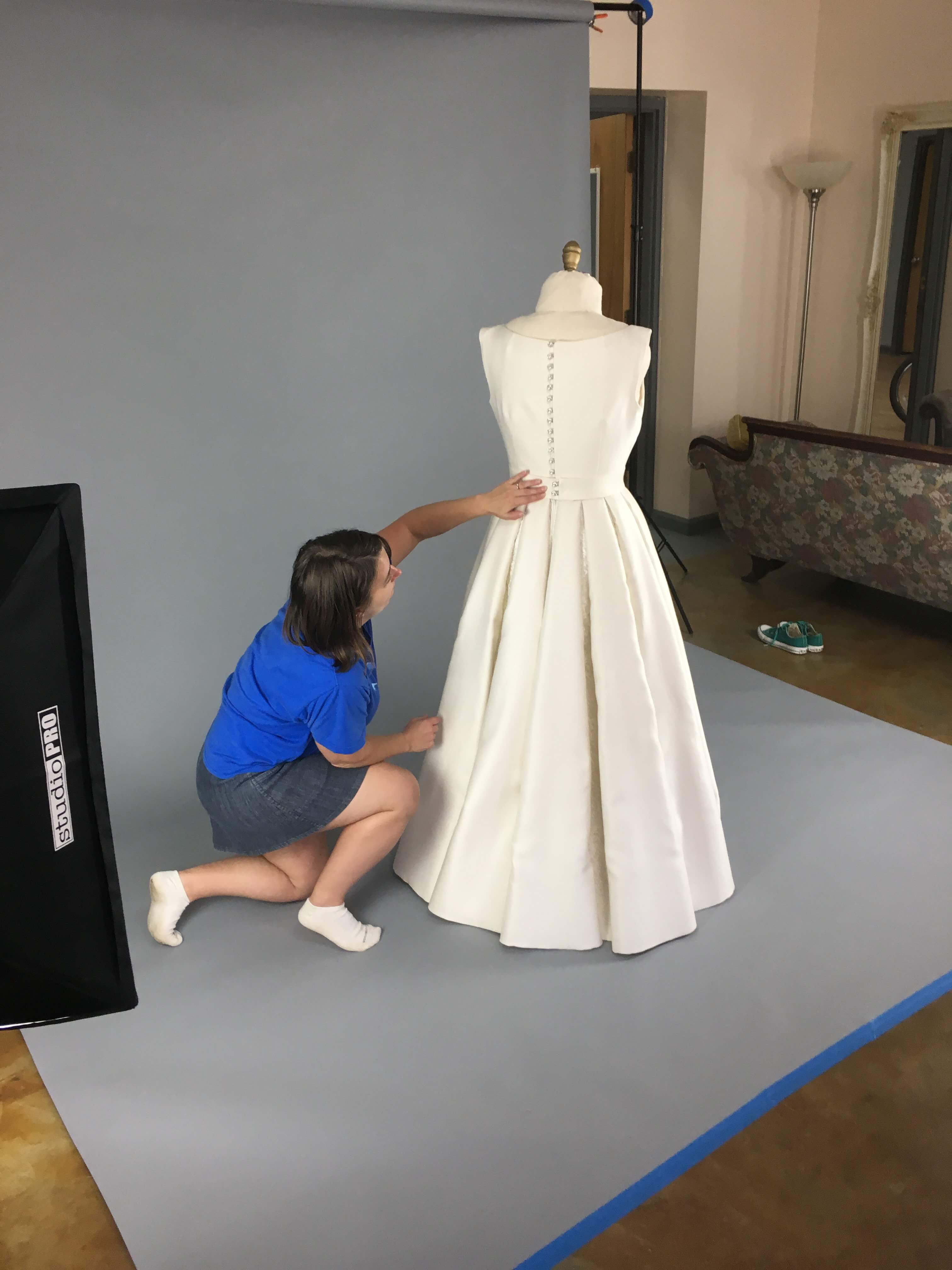 Deborah's Photoshoot and Delivery Day by Brooks Ann Camper Bridal Couture