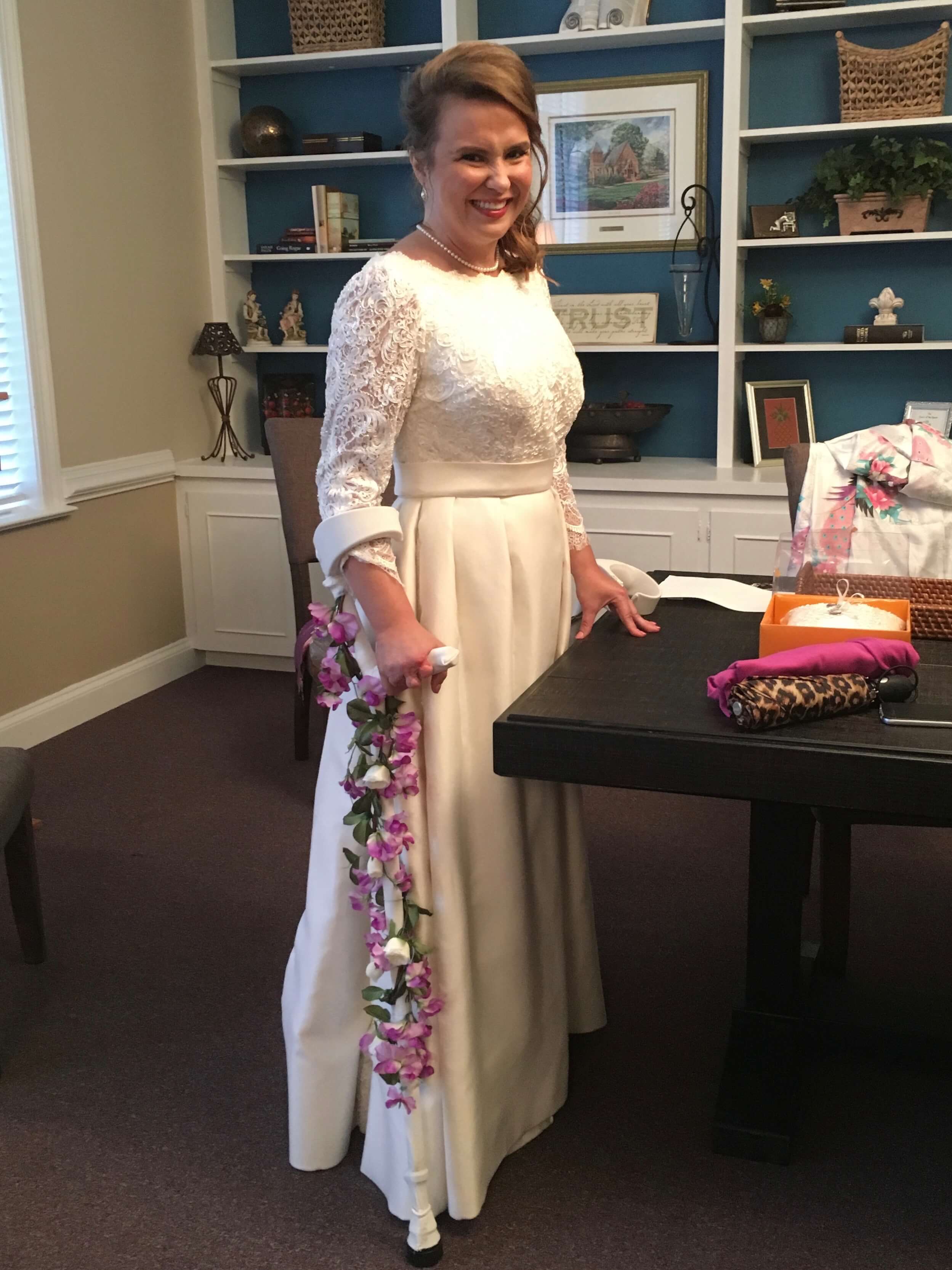 Deborah's Wedding Day by Brooks Ann Camper Bridal Couture