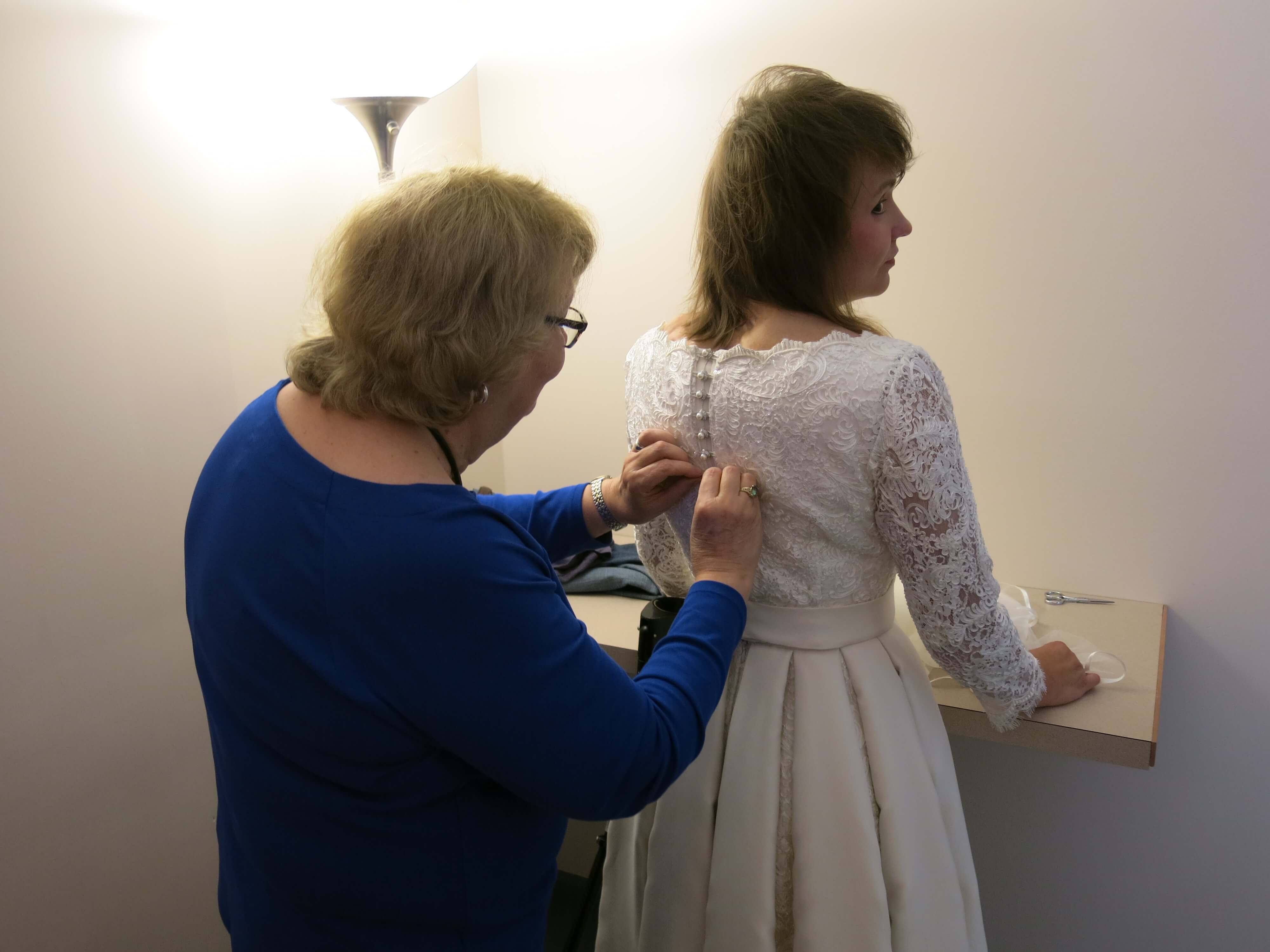 Deborah's Photoshoot and Delivery Day by Brooks Ann Camper Bridal Couture