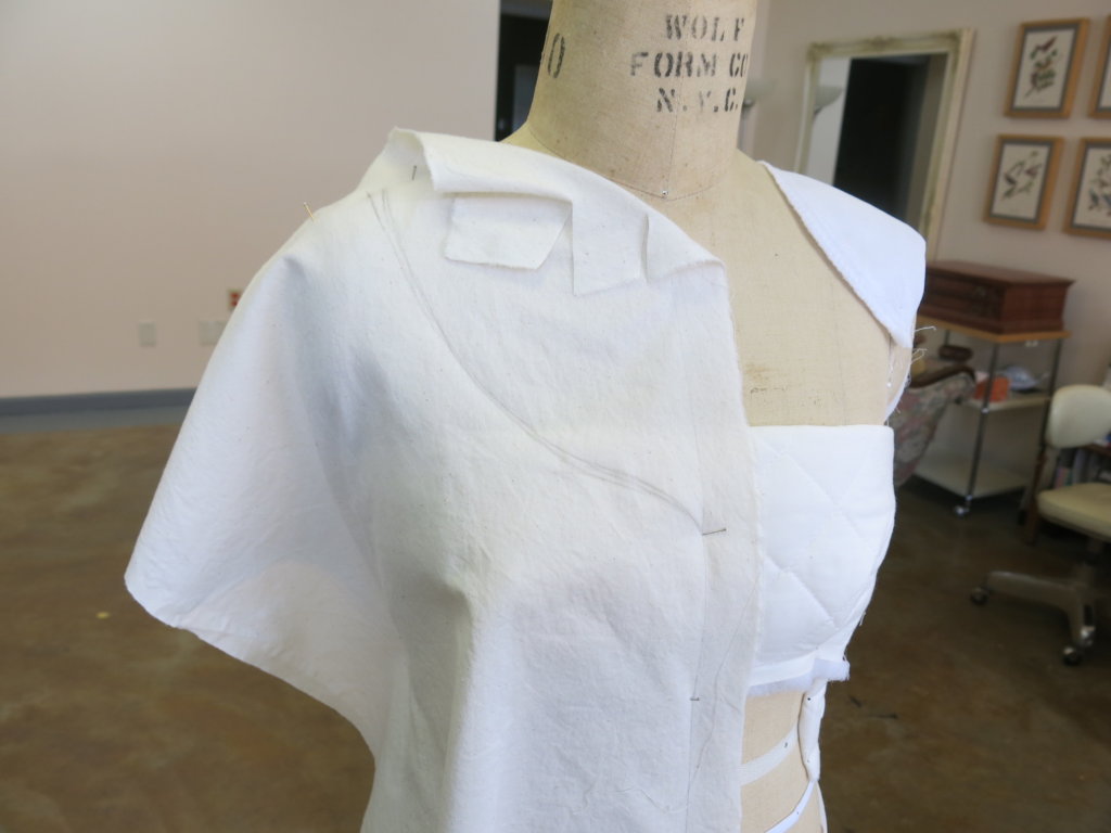 Draping and Drafting Tiffany's Custom Wedding Dress Patterns by Brooks Ann Camper Bridal Couture