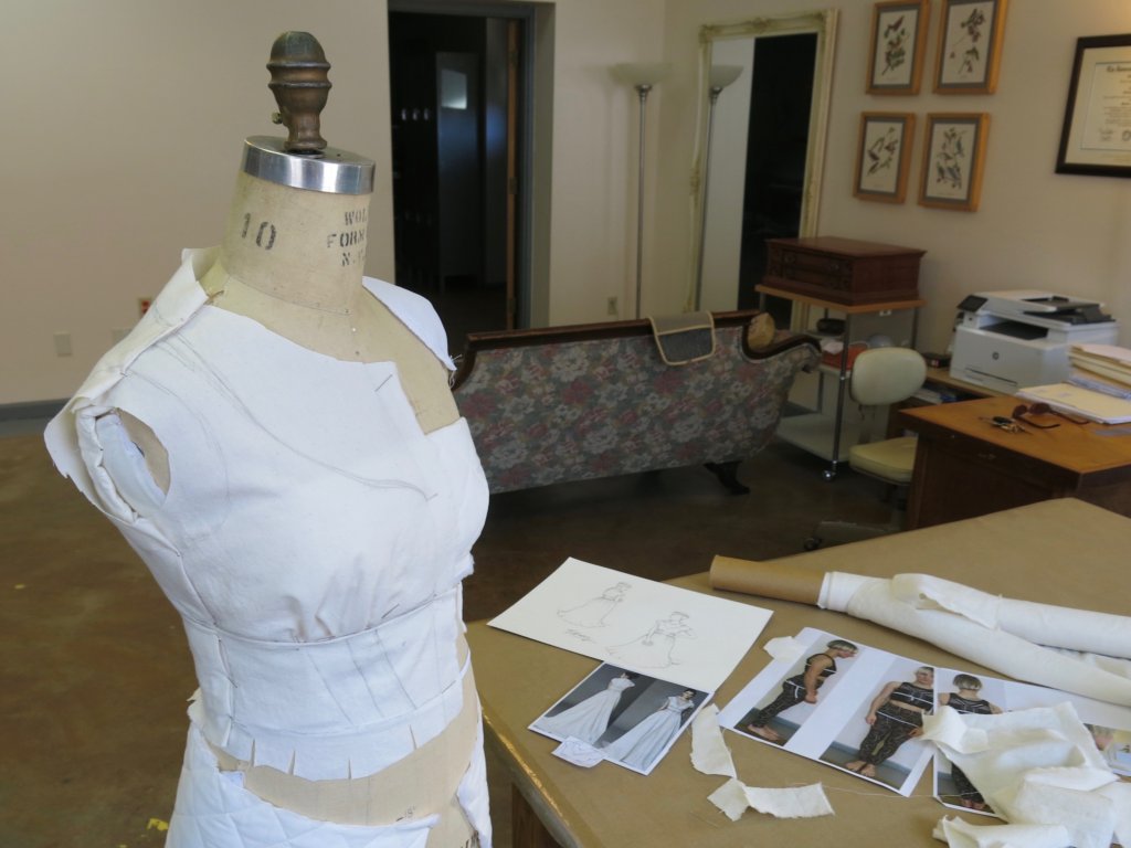 Draping and Drafting Tiffany's Custom Wedding Dress Patterns by Brooks Ann Camper Bridal Couture