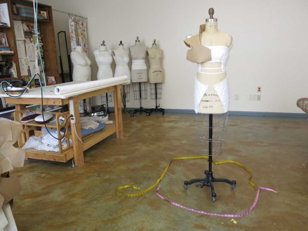 Draping and Drafting Tiffany's Custom Wedding Dress Patterns by Brooks Ann Camper Bridal Couture