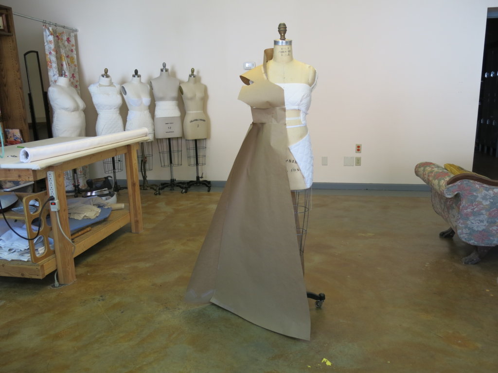 Draping and Drafting Tiffany's Custom Wedding Dress Patterns by Brooks Ann Camper Bridal Couture