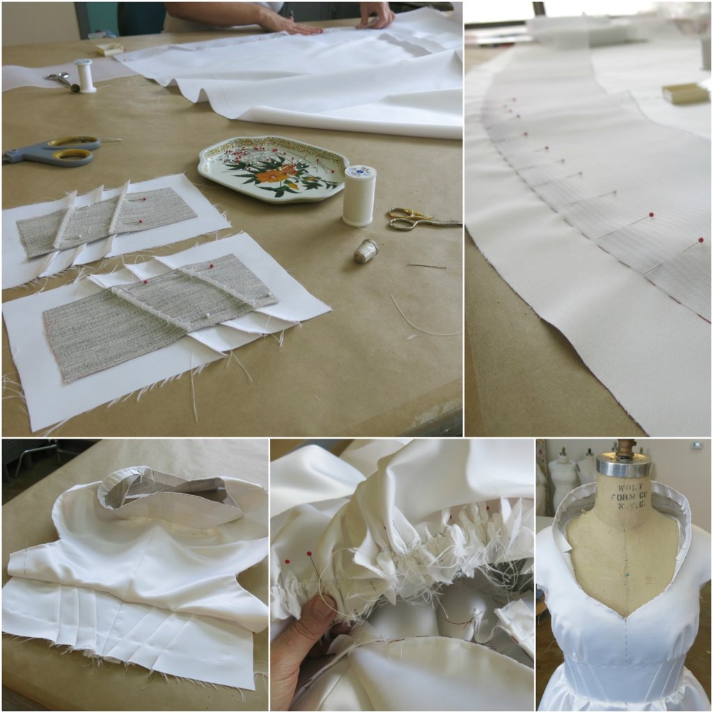 Making Tiffany's First Mockup by Brooks Ann Camper Bridal Couture