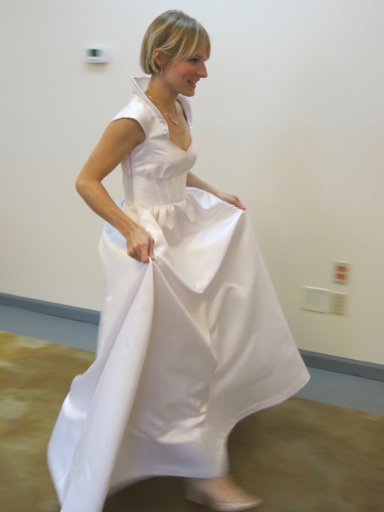 Déjà Vu: Tiffany's Mockup Dress #2! by Brooks Ann Camper Bridal Couture