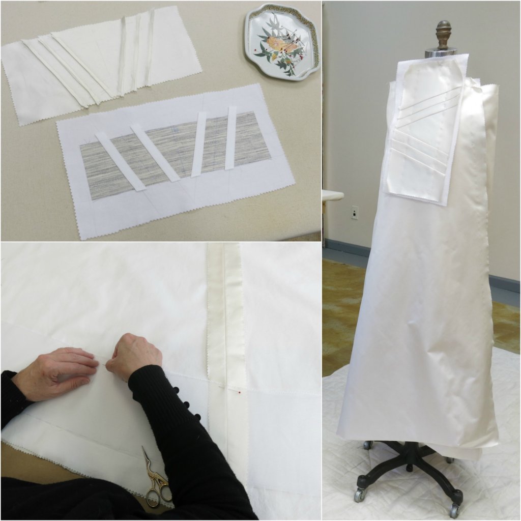 Constructing Tiffany's Wedding Dress: Skirt & Midriff by Brooks Ann Camper Bridal Couture