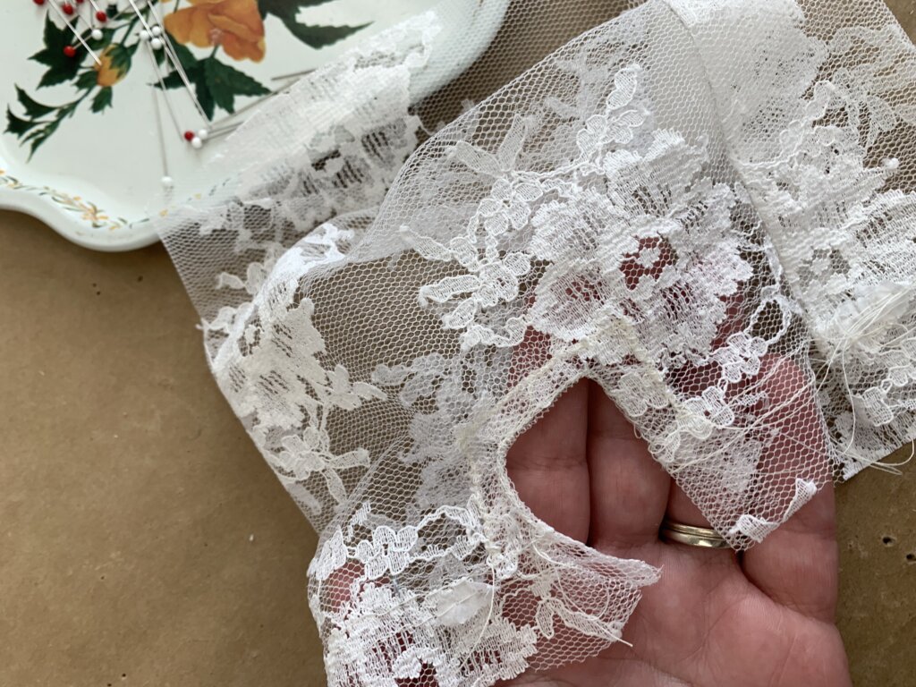 What do you call this method where you put ribbon through lace/fabric? Is  there even a term for that? : r/sewing